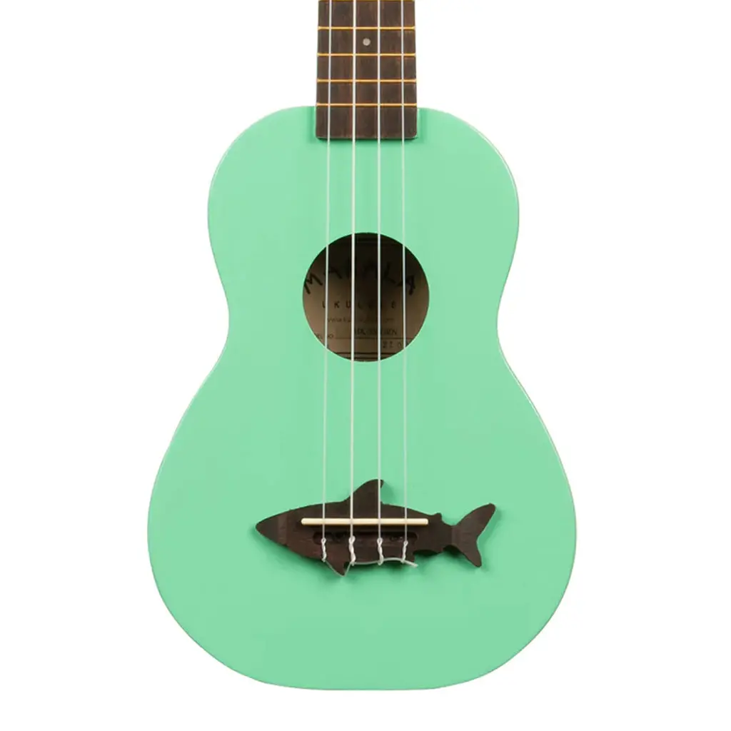 Makala - Shark Bridge - Soprano Ukulele - Green Surf 1