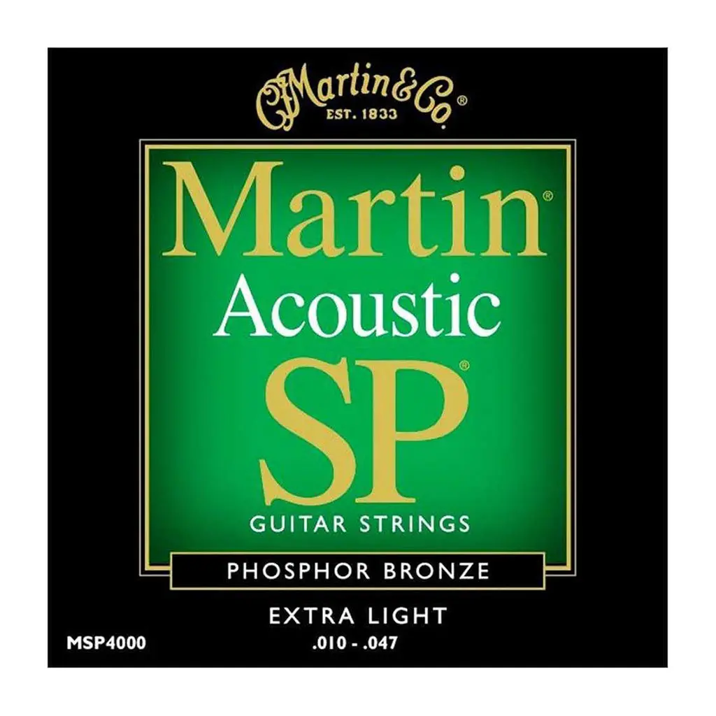 Martin Msp4000 - Sp Extra Light 92/8 10-47 Guitar Strings 1