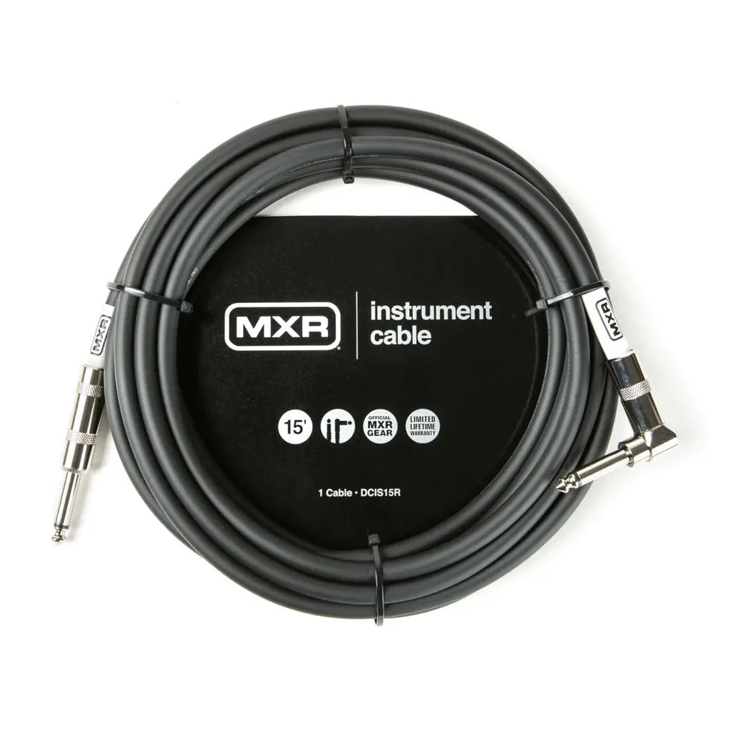 Mxr 15Ft Instrument Cable - Right Angle 1