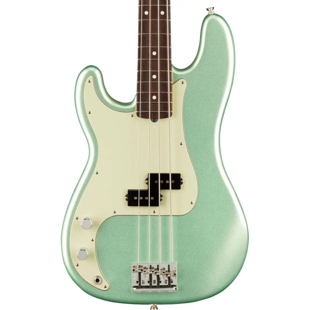 Fender - American Professional Ii Precision Bass® Left-Hand - Maple Fingerboard - Mystic Surf Green 1