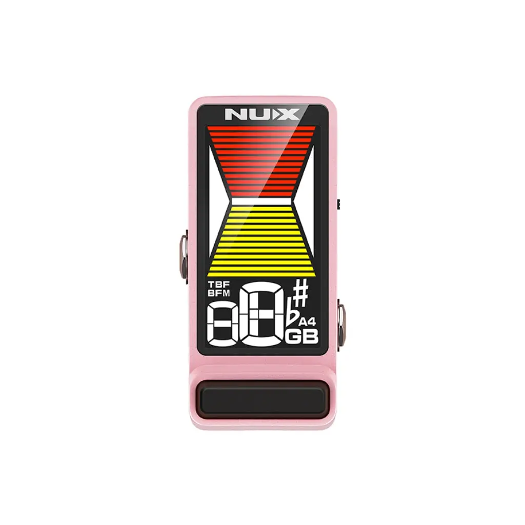 Nux Flow Mkii Mini Pedal Tuner Pink 1