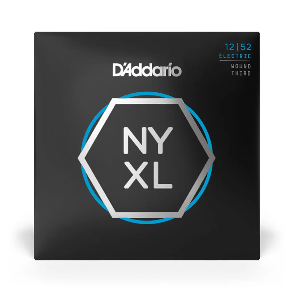 D'addario Nyxl1252w - Nyxl 12-52 Guitar Strings - Wound 3Rd String 1