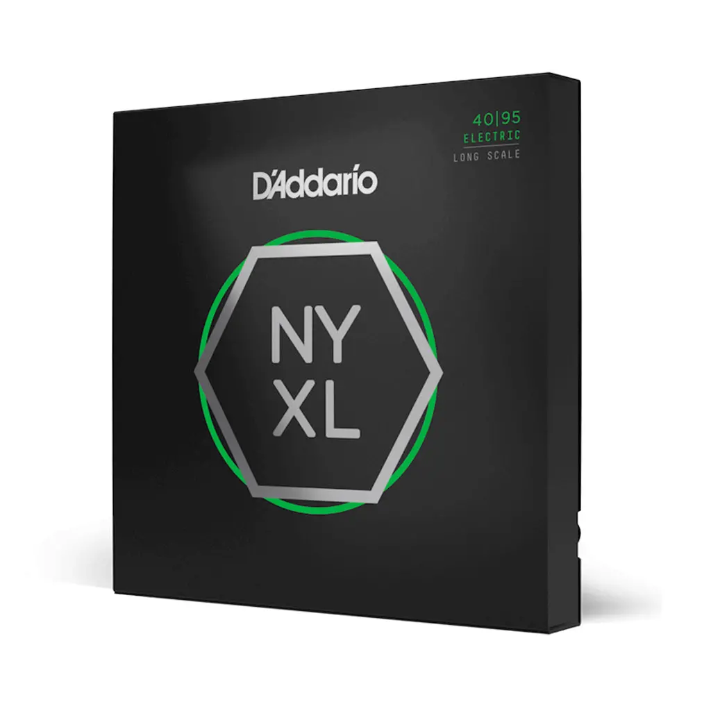 D'addario Nyxl4095 Nickel Wound Bass Guitar Strings, Super Light, 40-95, Long Scale 1