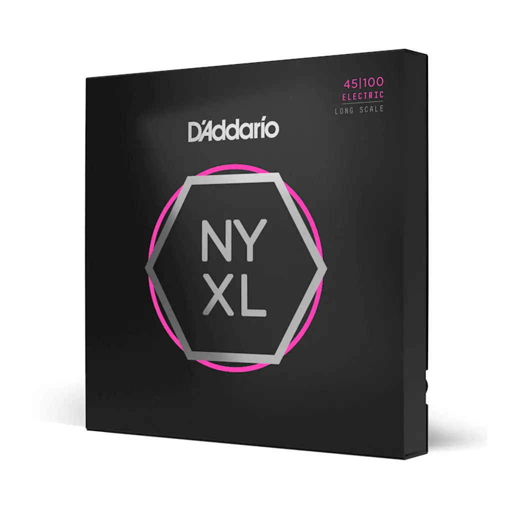 D'addario Nyxl45100 Nickel Wound Bass Guitar Strings, Regular Light, 45-100, Long Scale 1