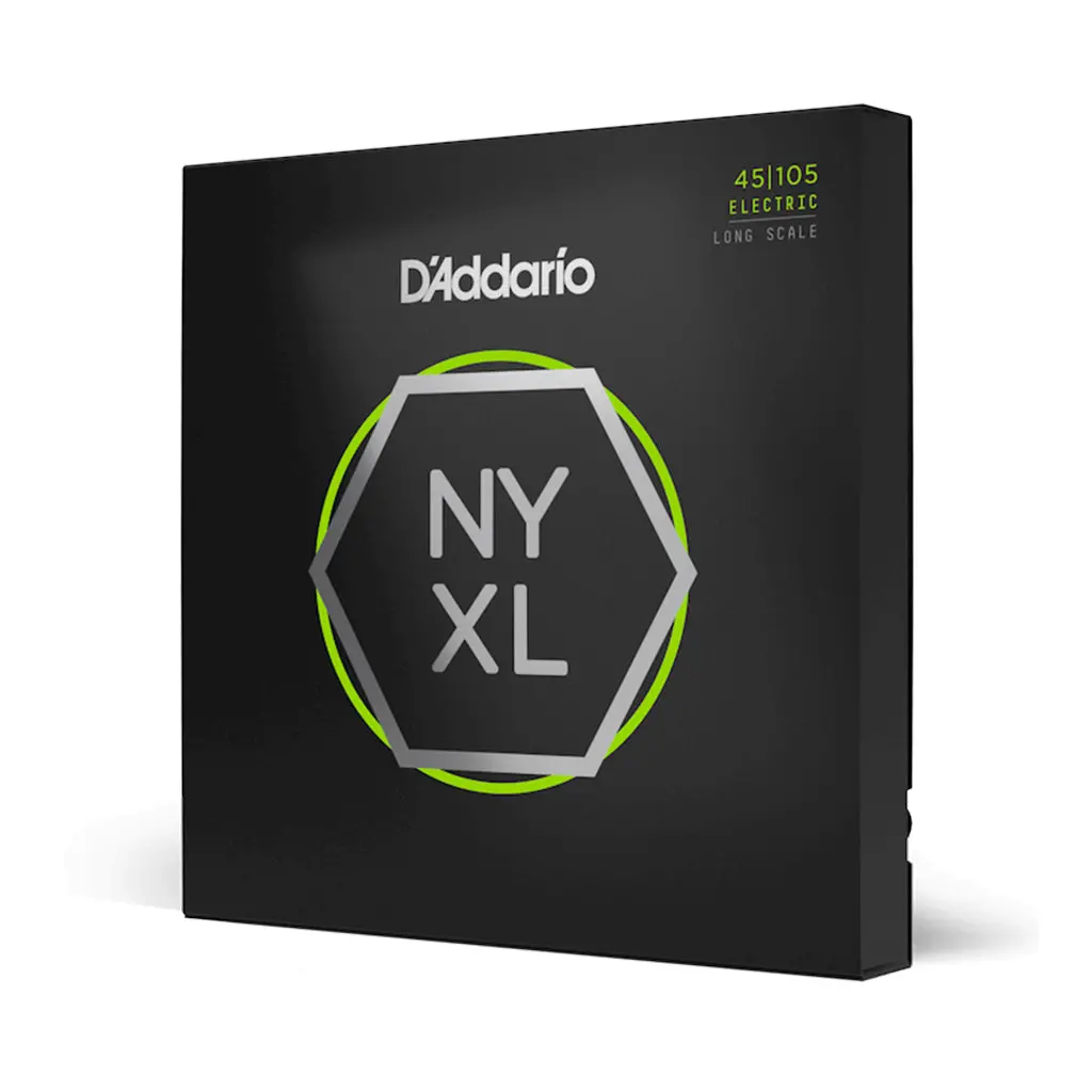 D'addario Nyxl45105 Nickel Wound Bass Guitar Strings, Light Top / Med Bottom, 45-105, Long Scale 1