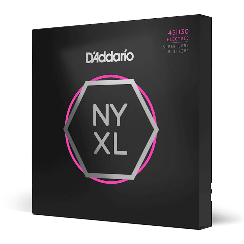 D'addario - Nyxl45130sl 45-130 Regular Light Super Long Scale 5-String Bass Strings 1