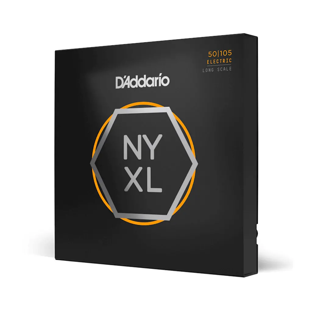 D'addario Nyxl50105 Nickel Wound Bass Guitar Strings, Medium, 50-105, Long Scale 1