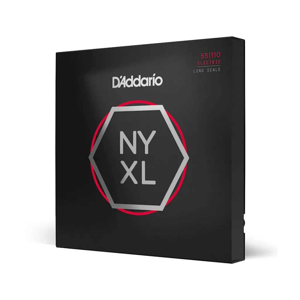 D'addario Nyxl55110 Nickel Wound Bass Guitar Strings, Heavy 55-110, Long Scale 1