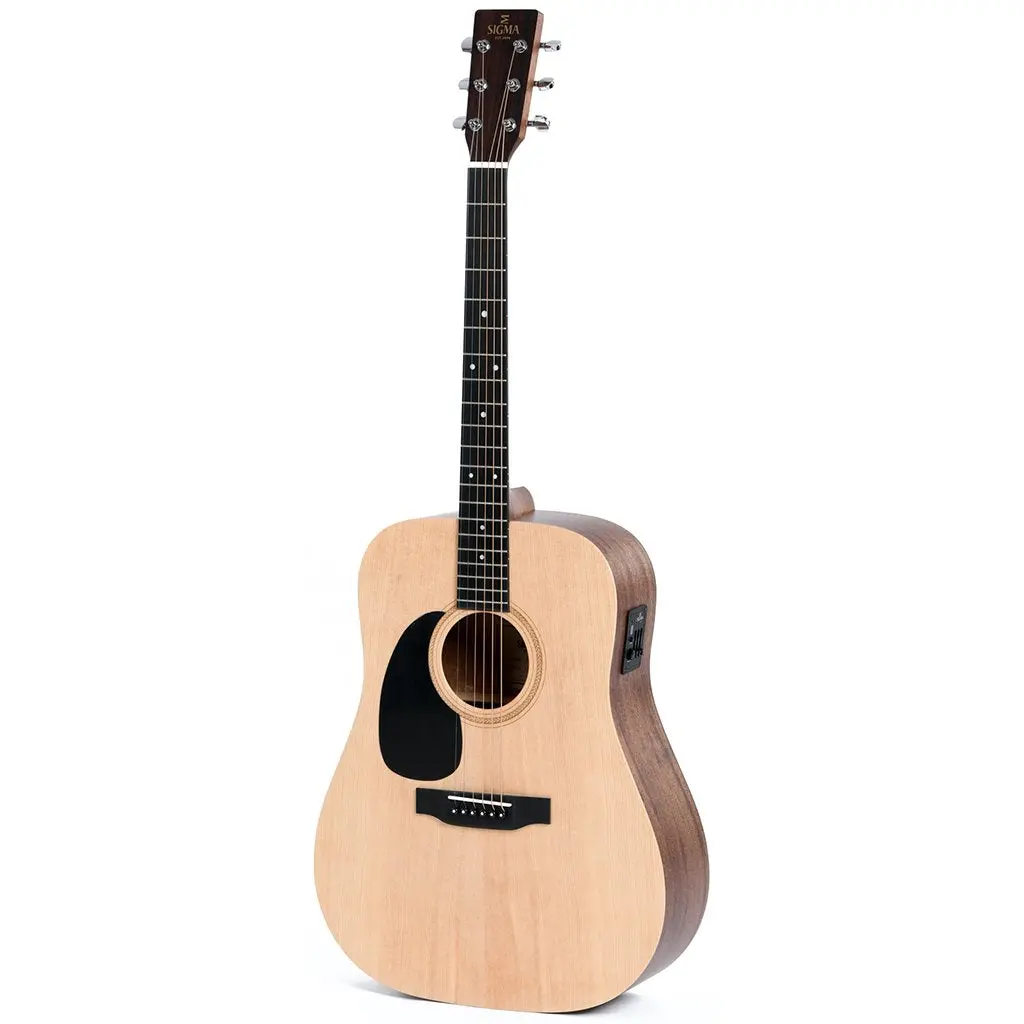 Sigma Dmel Se Series Dreadnought - Spruce/Mahogany + Eq Left Handed 2