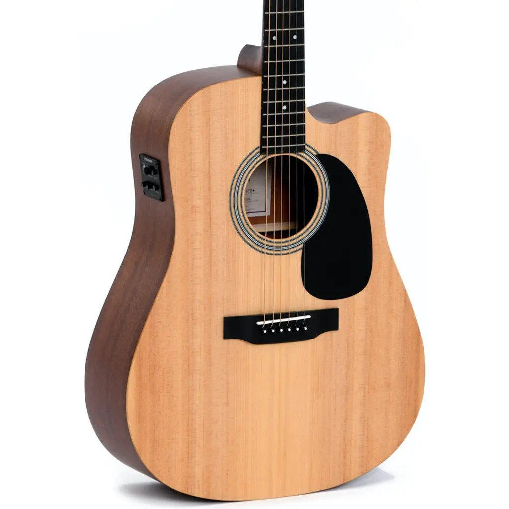 Sigma Dmc-Ste+ Dreadnought Cutway With Electronics 1