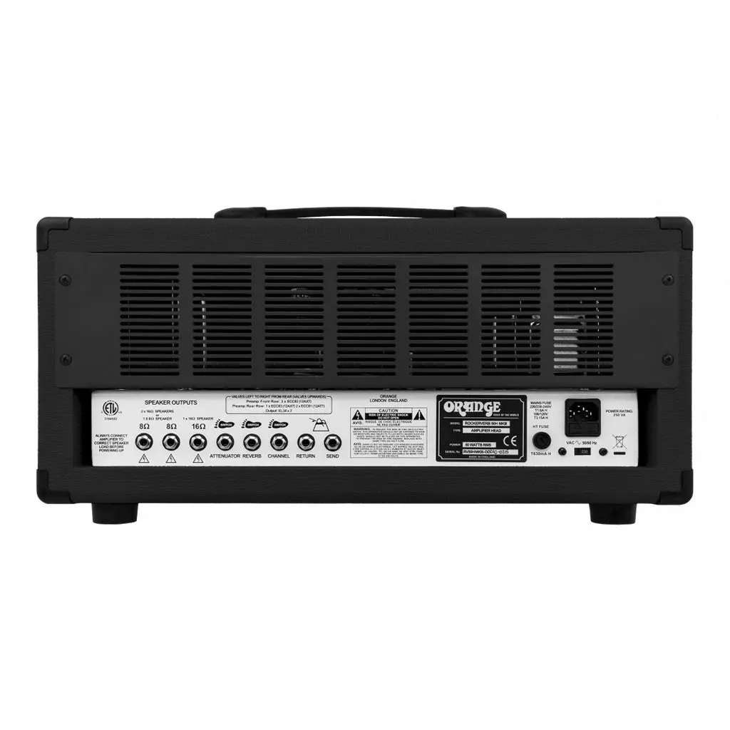 Orange Rockerverb 50H Mkiii Head - Black 2