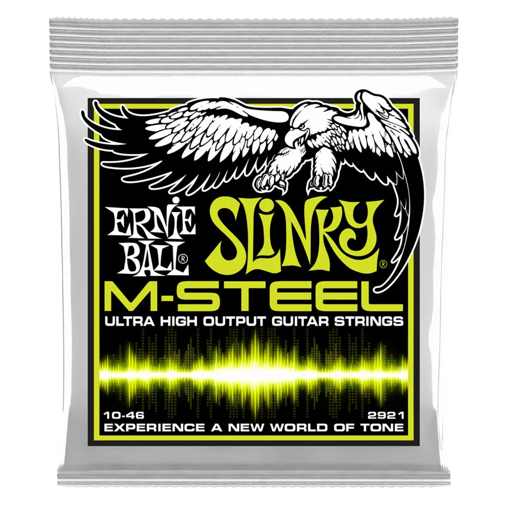 Ernie Ball Regular Slinky M-Steel Electric Guitar Strings, 10-52 Gauge 1