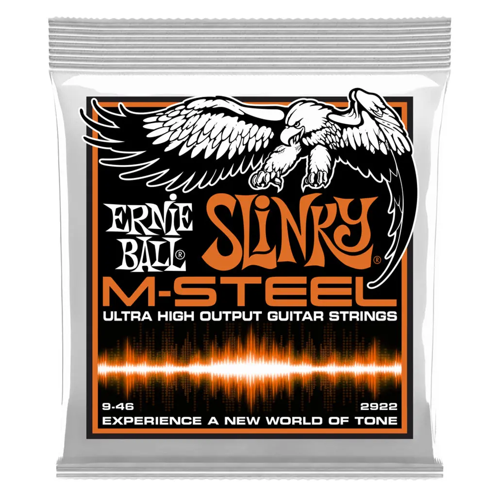 Ernie Ball Hybrid Slinky M-Steel Electric Guitar Strings, 9-46 Gauge 1