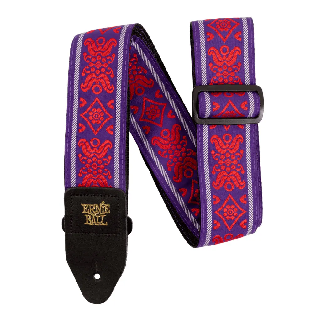 Ernie Ball Jacquard Strap - Royal Flush Red 1