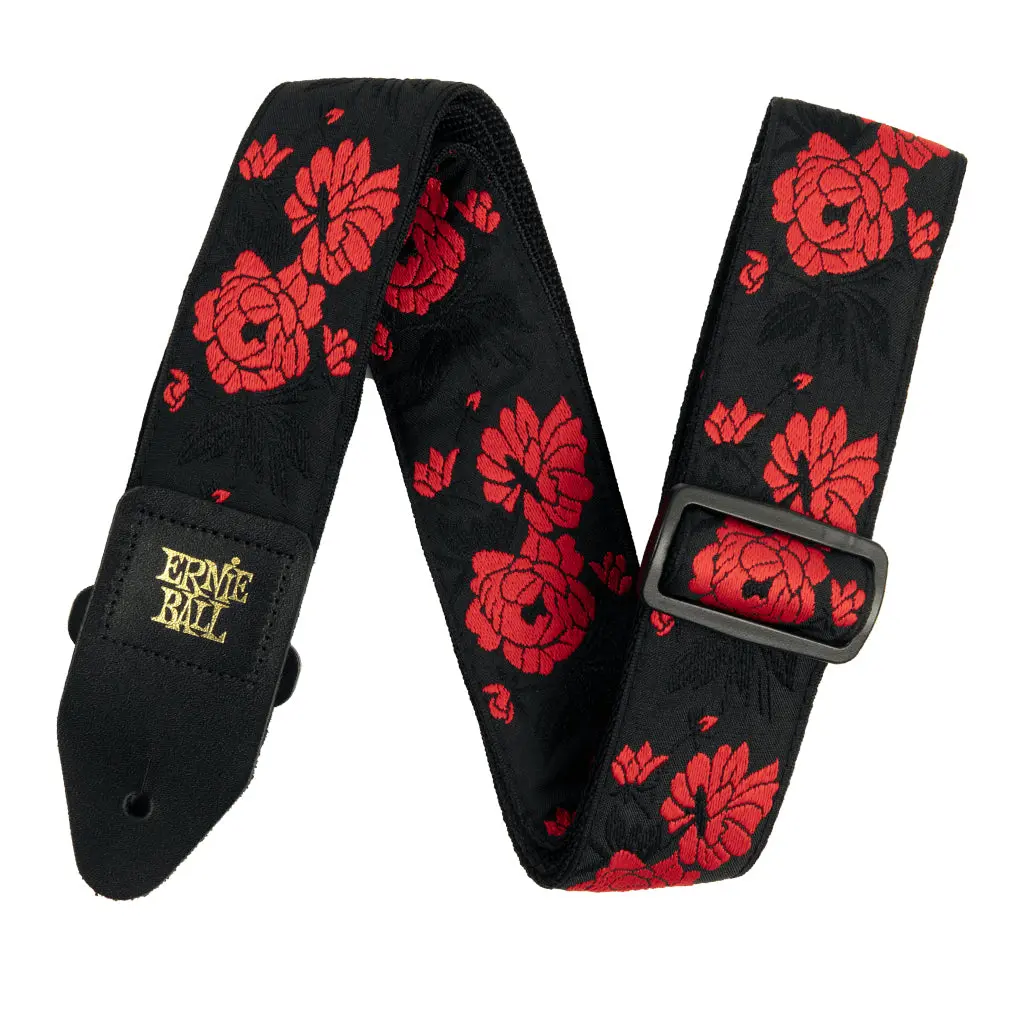 Ernie Ball Jacquard Guitar Strap - Tango Rose 1