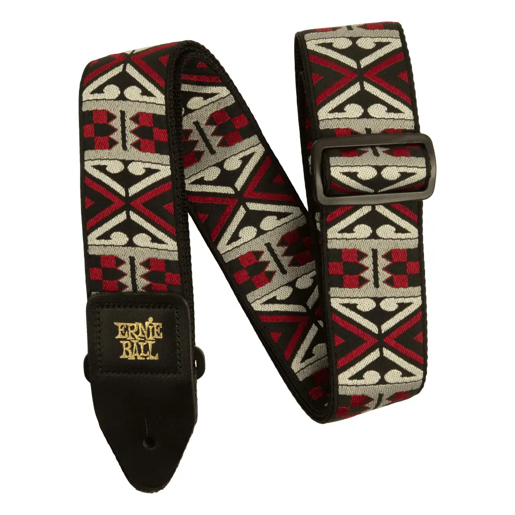 Ernie Ball Jacquard Guitar Strap - Primal Red 1