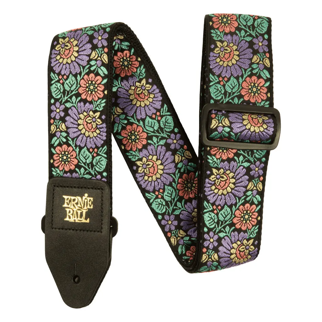 Ernie Ball Evening Bloom Jacquard Strap 1