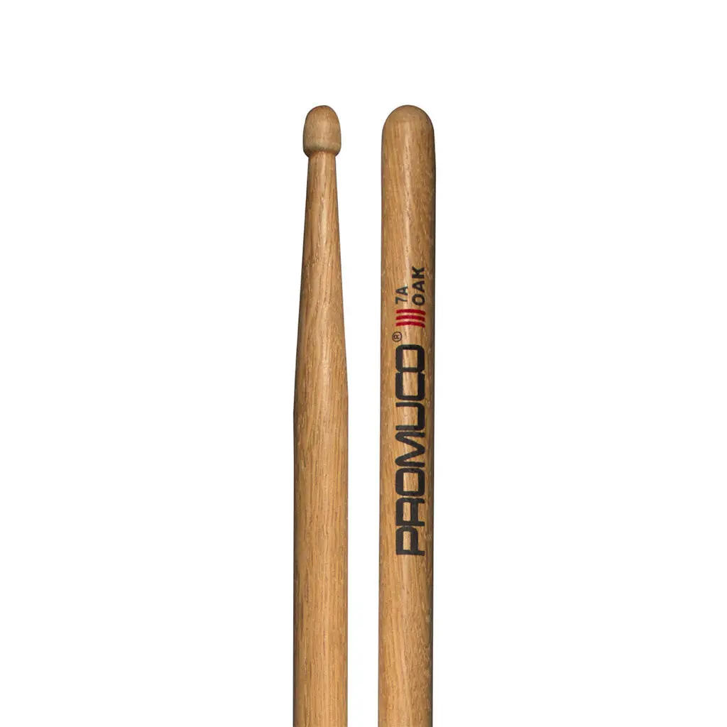 Promuco Oak 7A Wood Tip Drumsticks 1
