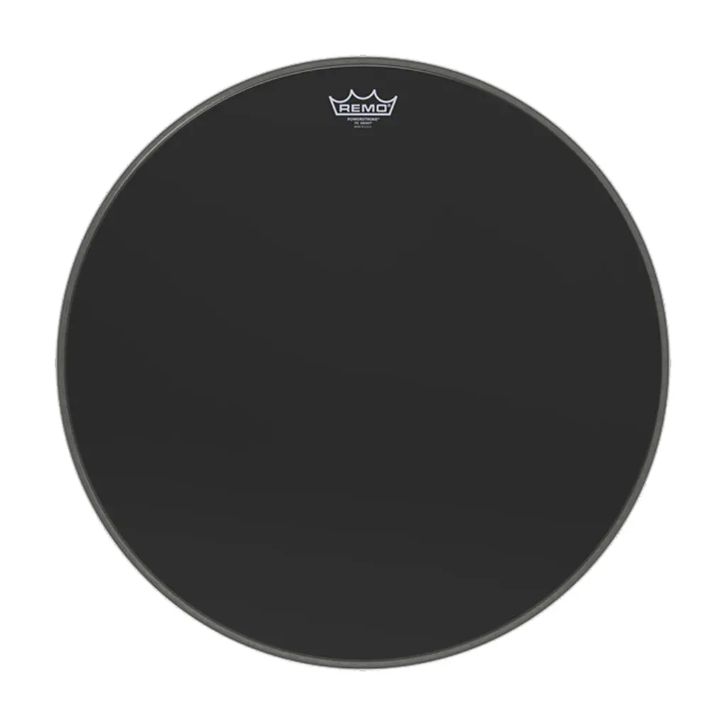 Remo 16" Powerstroke 3 Ebony Resonant Bass Drum Head 1
