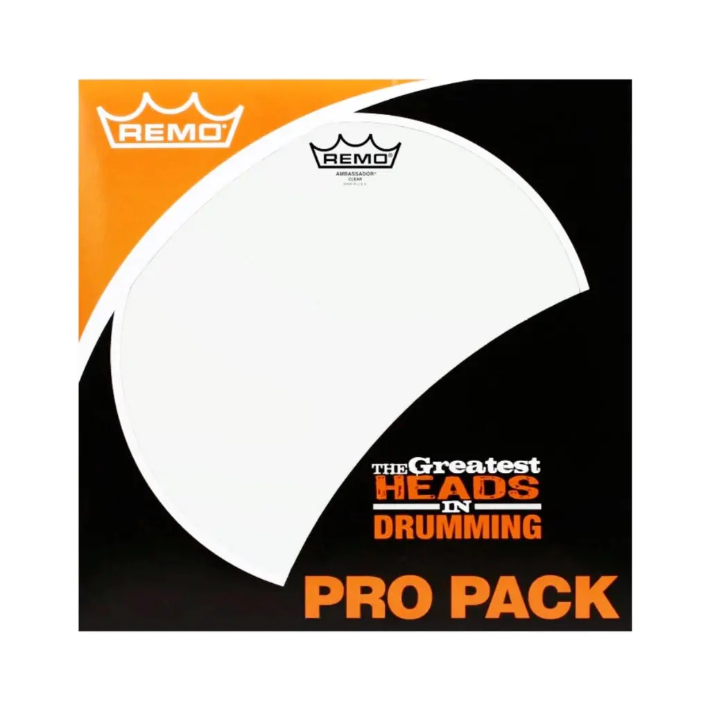 Remo Pro Pack Ambassador Clear 12" 13" 16" Free 14'' Sa Hazy Snare Side 2