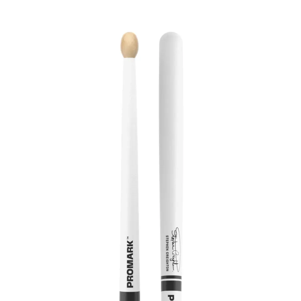 Promark Stephen Creighton Pipe Band White Maple Drumstick - Wood Tip 1