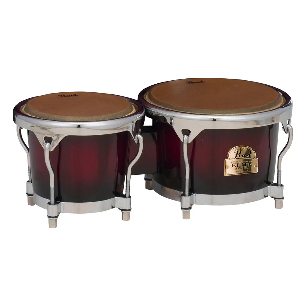 Pearl Elite Series Oak Bongos 7"+9" - Merlot Burst 1