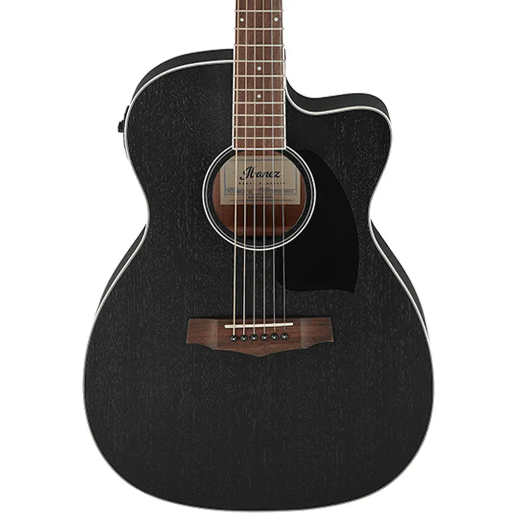 Ibanez - Pc14mhce Acoustic Guitar - Weathered Black 1
