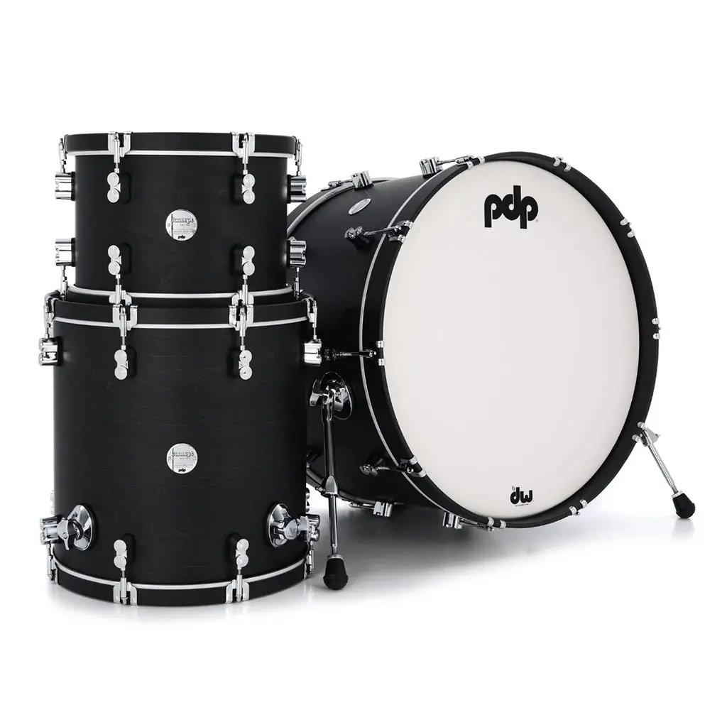 Pdp Concept Maple Classic 3-Piece Shell Pack - Ebony Stain 1