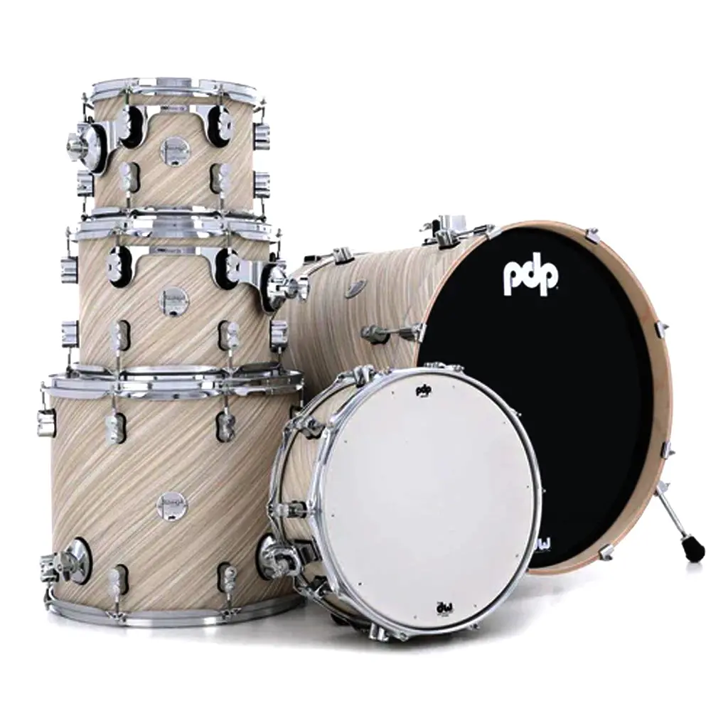 Pdp Concept Maple 5-Piece Shell Pack With 20 Inch Kick - Twisted Ivory Finish Ply 1