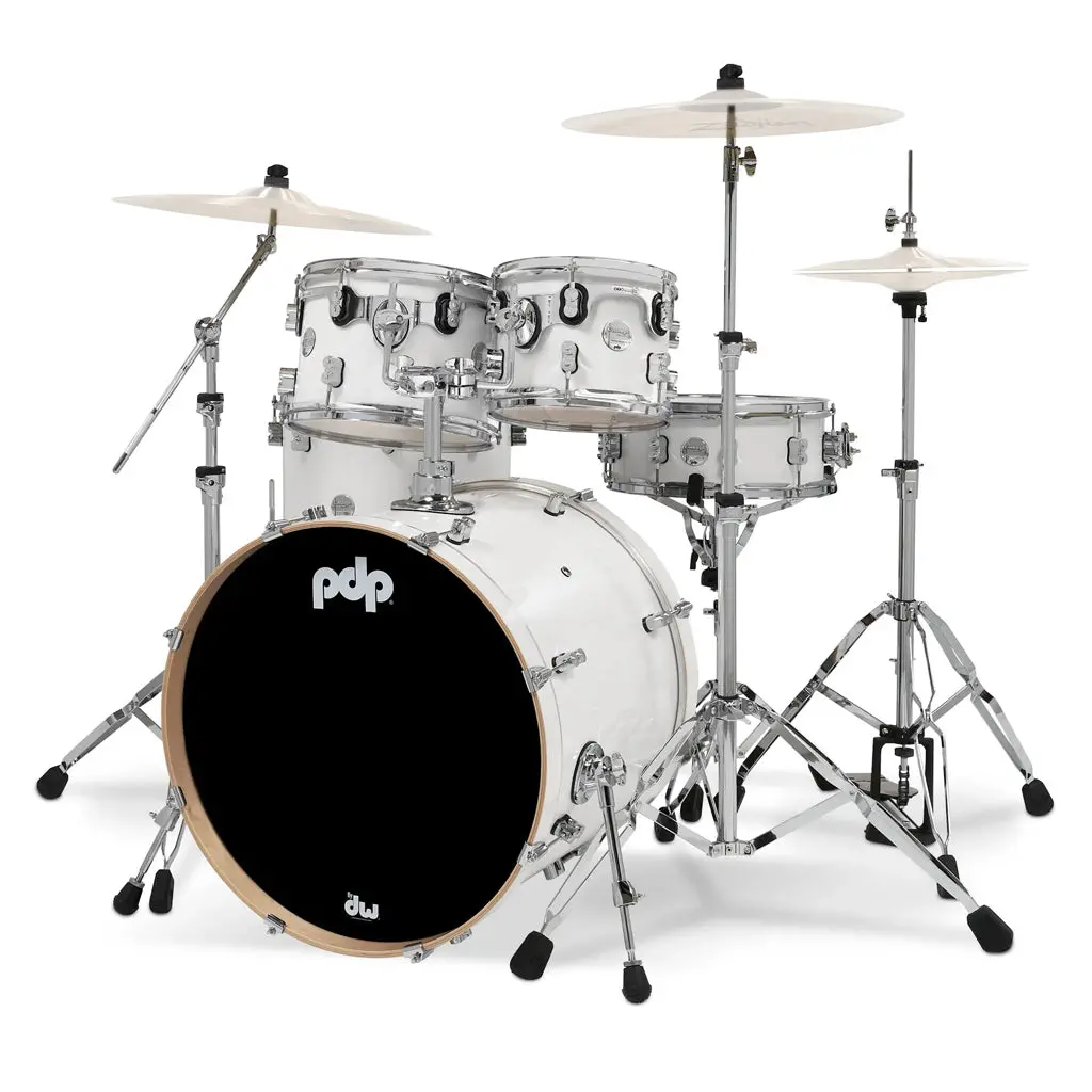 Pdp Concept Maple 5-Piece Shell Pack - Pearlescent White Lacquer 1