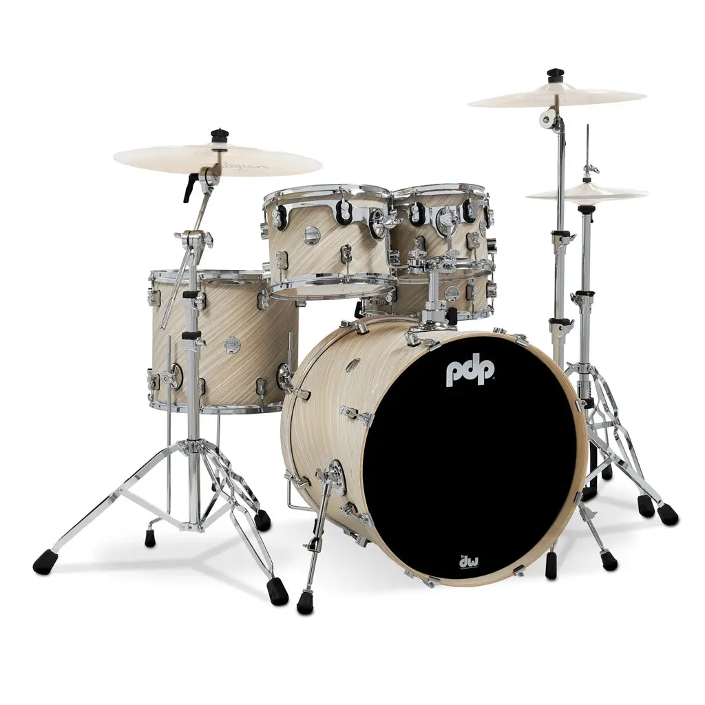Pdp Concept Maple 5-Piece Shell Pack - Twisted Ivory 1