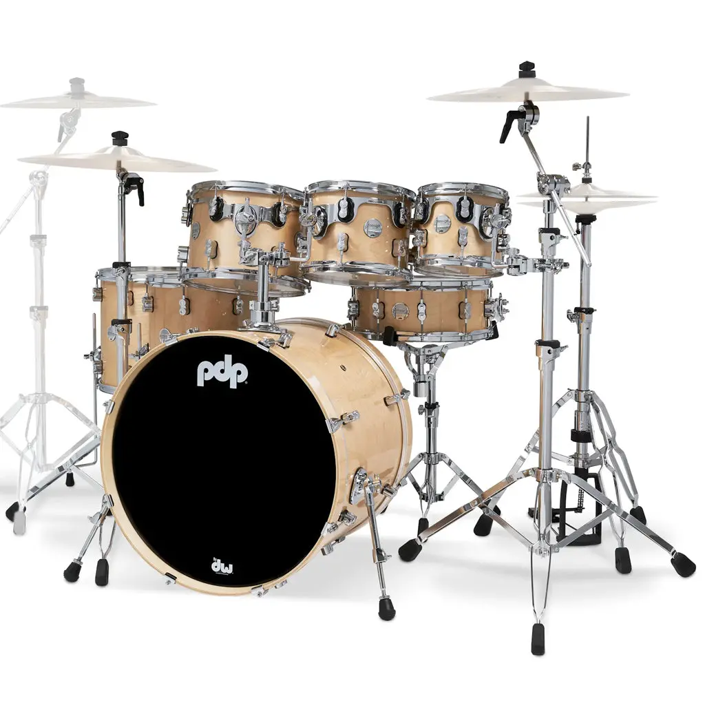 Pdp Concept Maple 7-Piece Shell Pack - Natural Lacquer 1