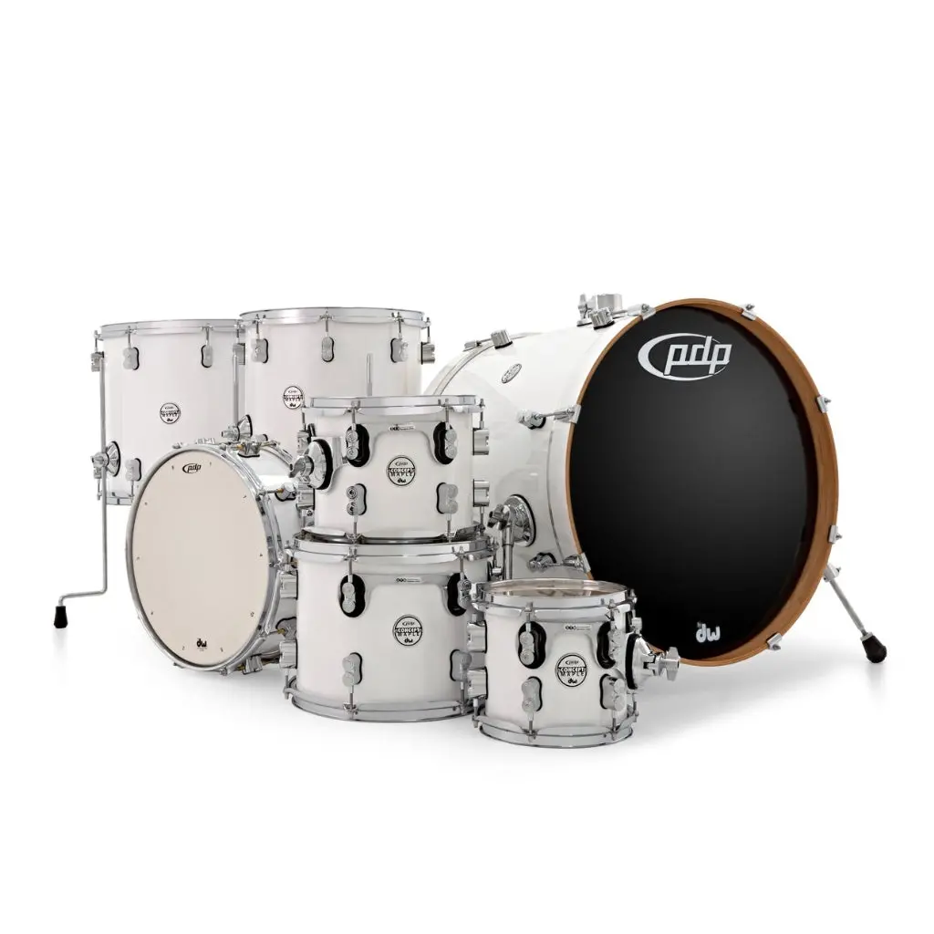 Pdp Concept Maple 7-Piece Shell Pack - Pearlescent White 1