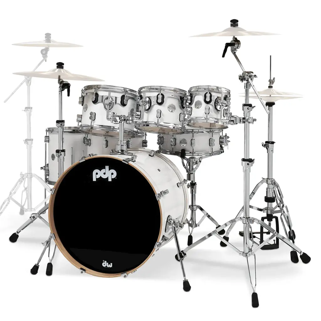 Pdp Concept Maple 7-Piece Shell Pack - Pearlescent White 1