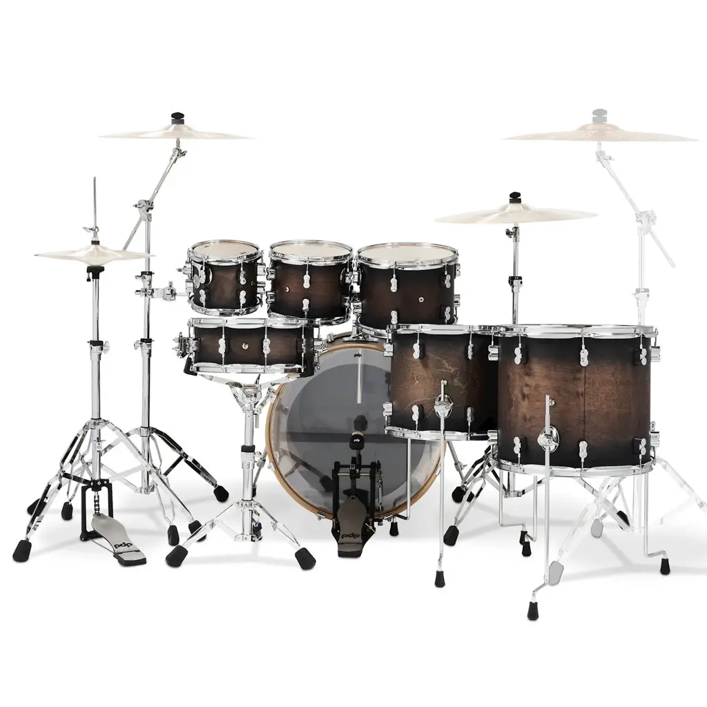 Pdp Concept Maple 7-Piece Shell Pack - Satin Charcoal Burst 2
