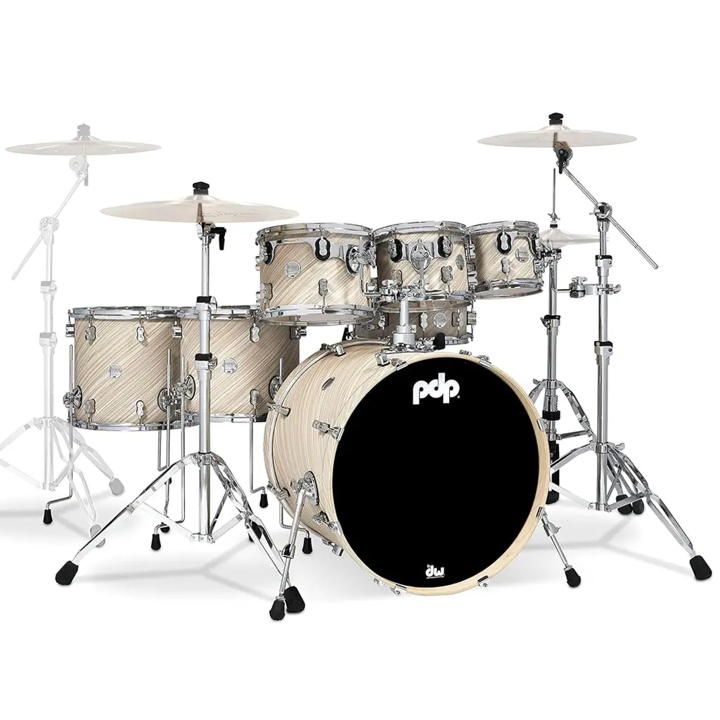 Pdp Concept Maple 7-Piece Shell Pack - Twisted Ivory 1