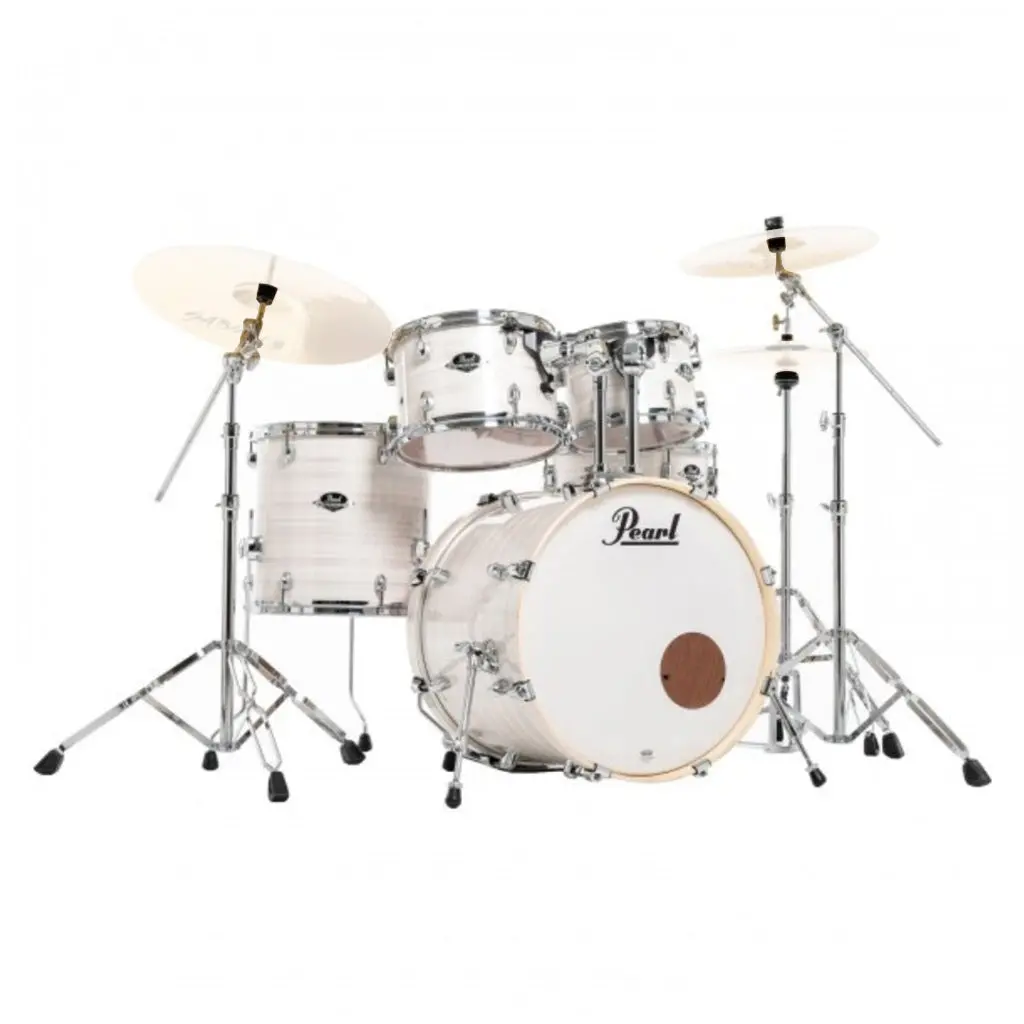 Pearl Limited Edition Export Exx 22" Fusion Plus Kit In Slipstream White With Hwp834 Hardware Pack 1