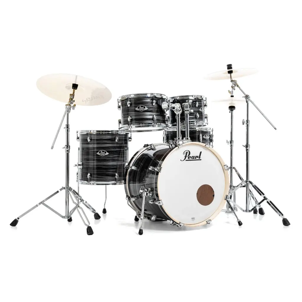 Pearl Limited Edition Export Exx 22" Fusion Plus Kit In Graphite Silver Twist With Hwp834 Hardware Pack 1