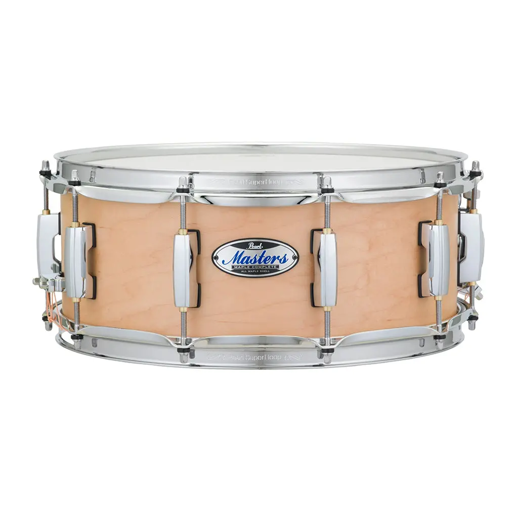 Pearl 14"X5.5" Masters Complete Snare Drum - Matte Natural 1