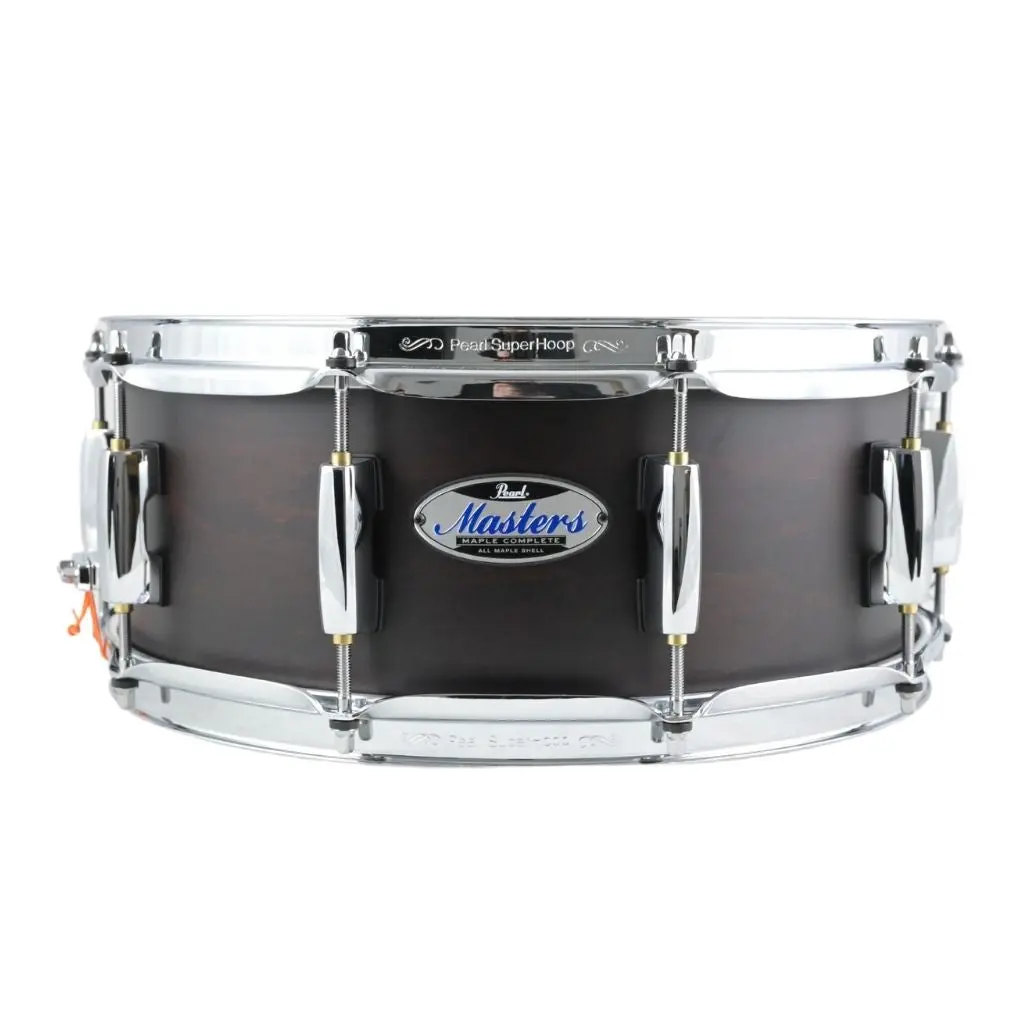 Pearl 14"X5.5" Masters Complete Snare Drum - Antique Walnut 1