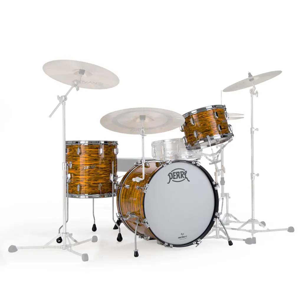Pearl 75Th Anniversary President Series Deluxe 22" 3-Piece Shell Pack Lauan - Sunset Ripple 1
