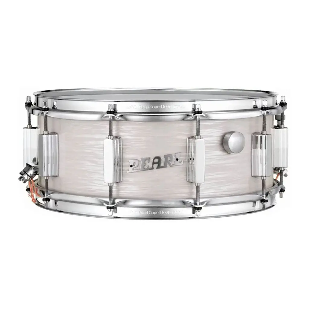 Pearl 14"X5.5" President Series Phenolic Snare Drum - Oyster White 1