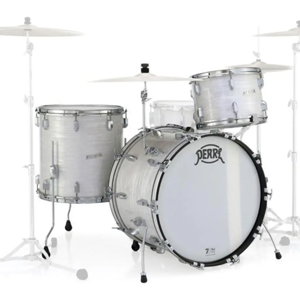 Pearl Limited Edition 75Th Anniversary President Series Phenolic 22" 3-Piece Shell Pack - Pearl White Oyster 1
