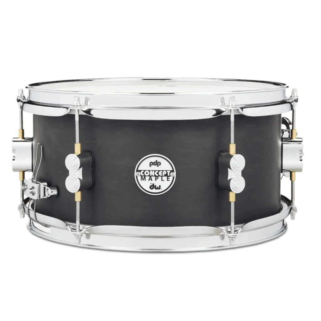 Pdp Concept Maple 12"X6" Black Wax Snare Drum 1