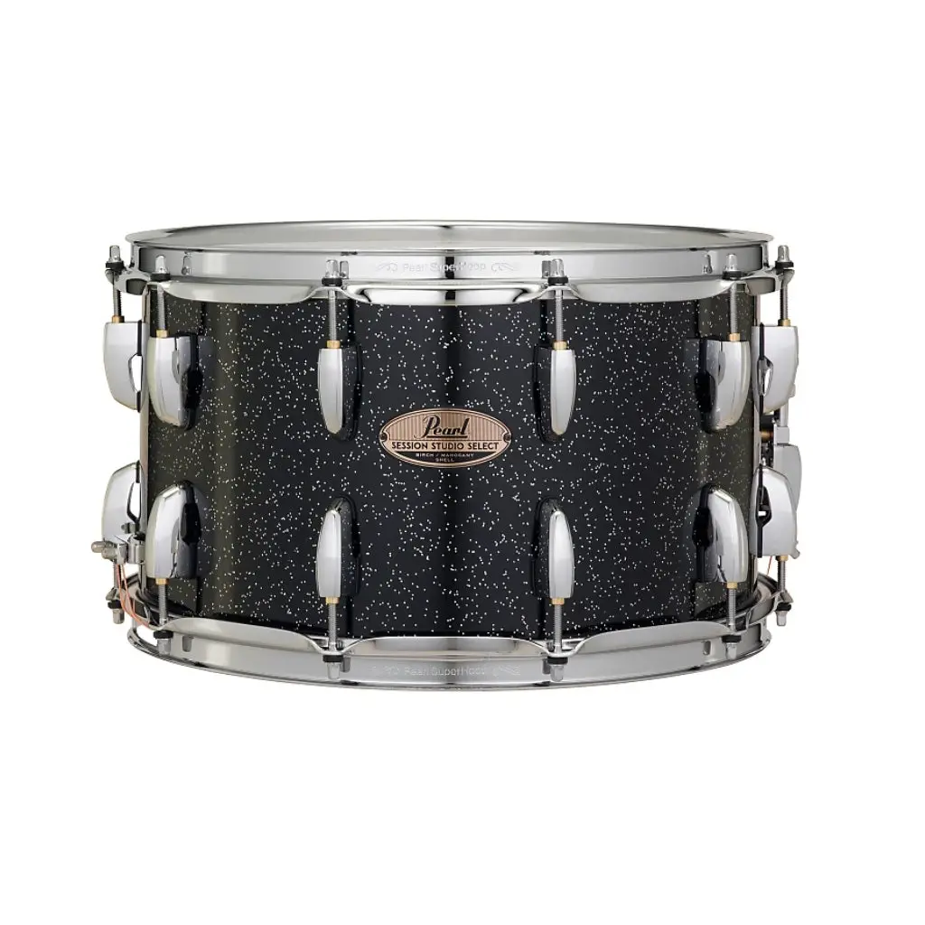 Pearl Studio Session 12X8" Add On Tom In Black Halo Glitter 1