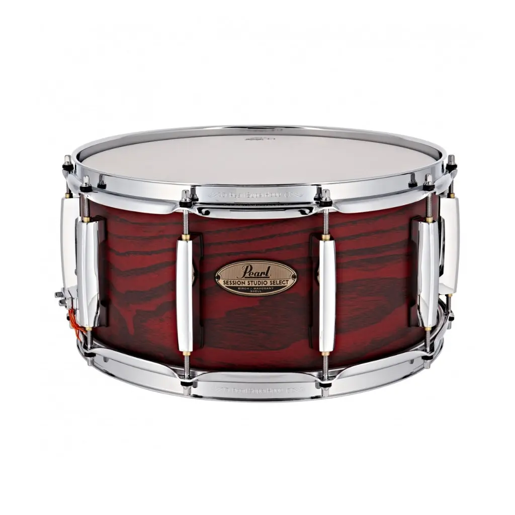 Pearl Studio Session Snare Drum 14 X 6.5 Scarlett Ash 1