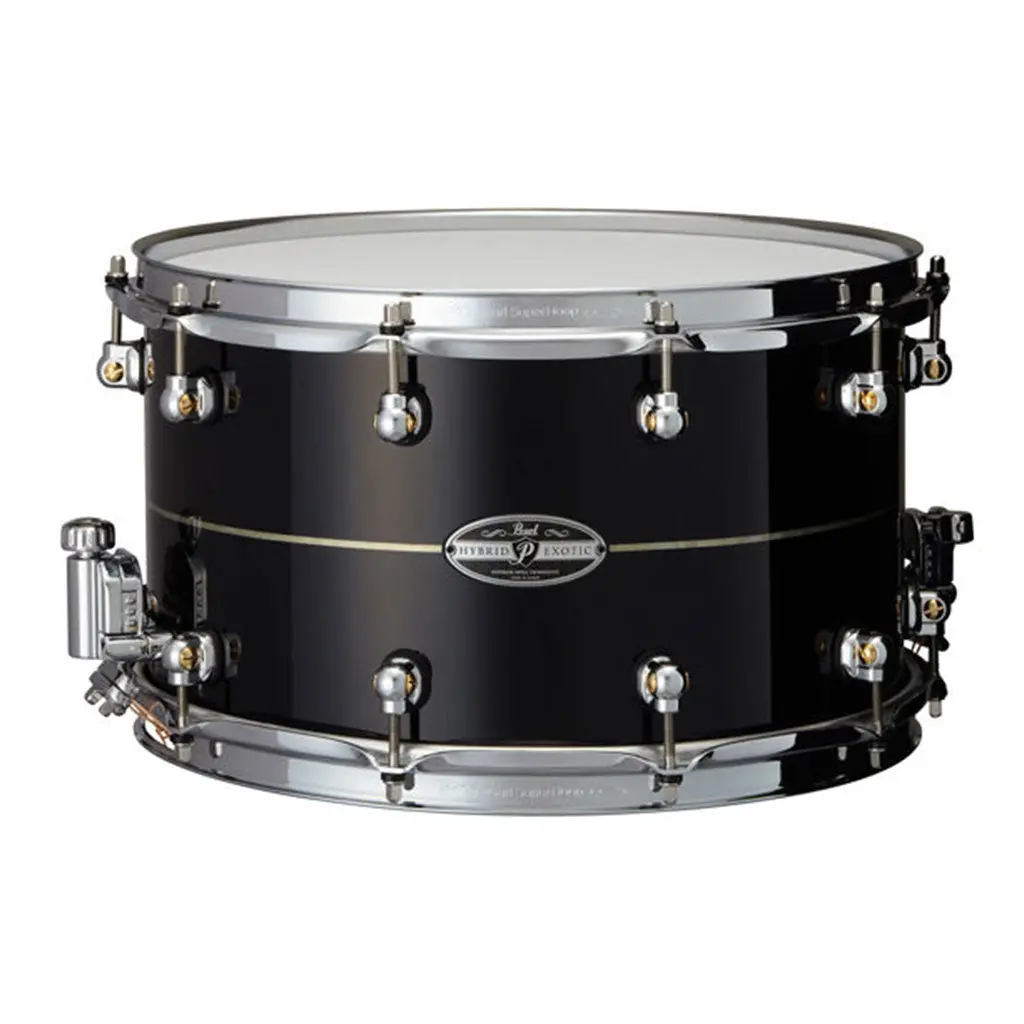 Pearl 14”X 8" Hybrid Exotic Snare Drum - Kapur W/ Fibreglass Inner 1
