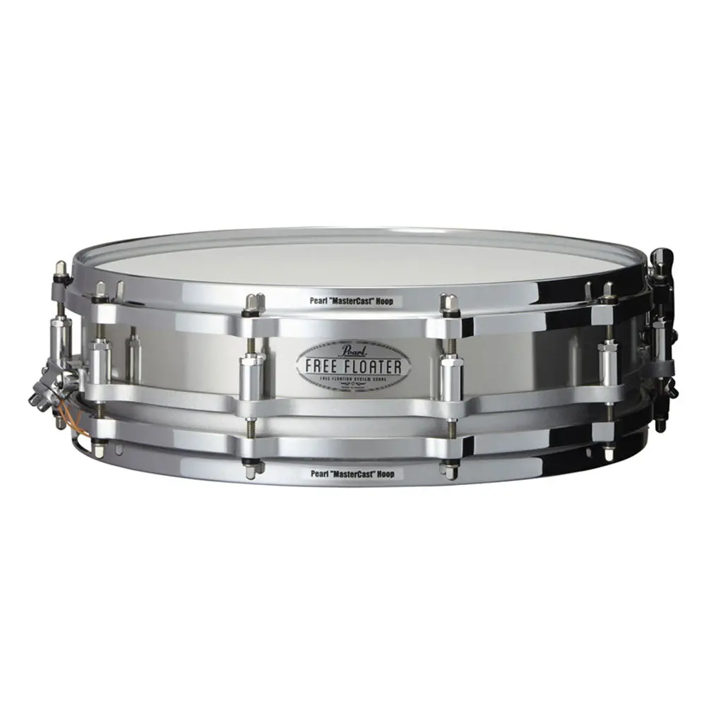 Pearl 14”X3.5” Free Floater Snare Drum - Stainless Steel 1