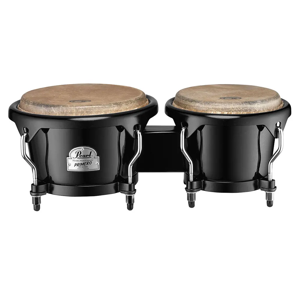 Pearl Primero Series Fiber Bongos 6"+7" - Bistre Black 1