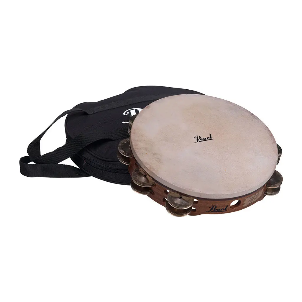 Pearl Tambourine Concert Silver Jingles With Bag 1